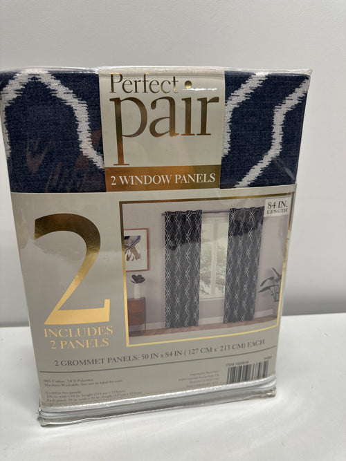 Perfect Pair Ezra Window Curtain, 2-pack