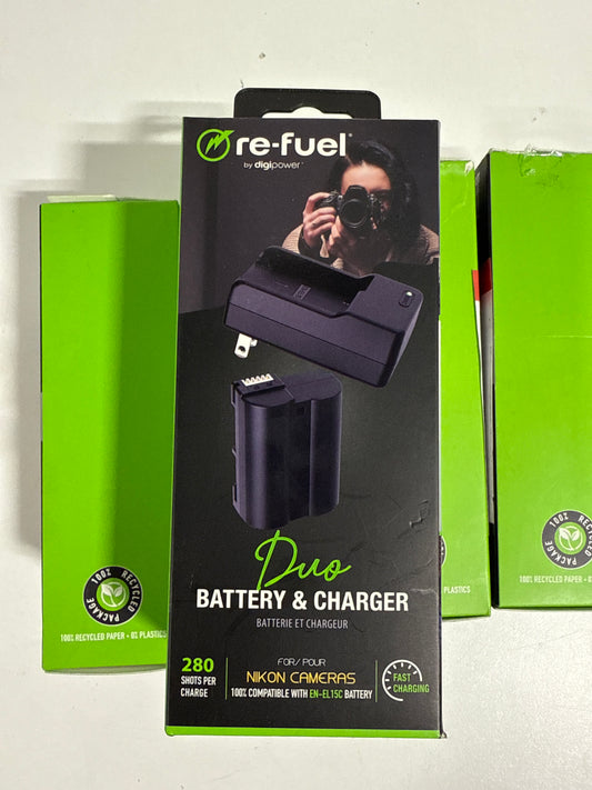 5 Digipower - Digital Camera Battery & Charger Kit, Replacement for Nikon EN-EL15