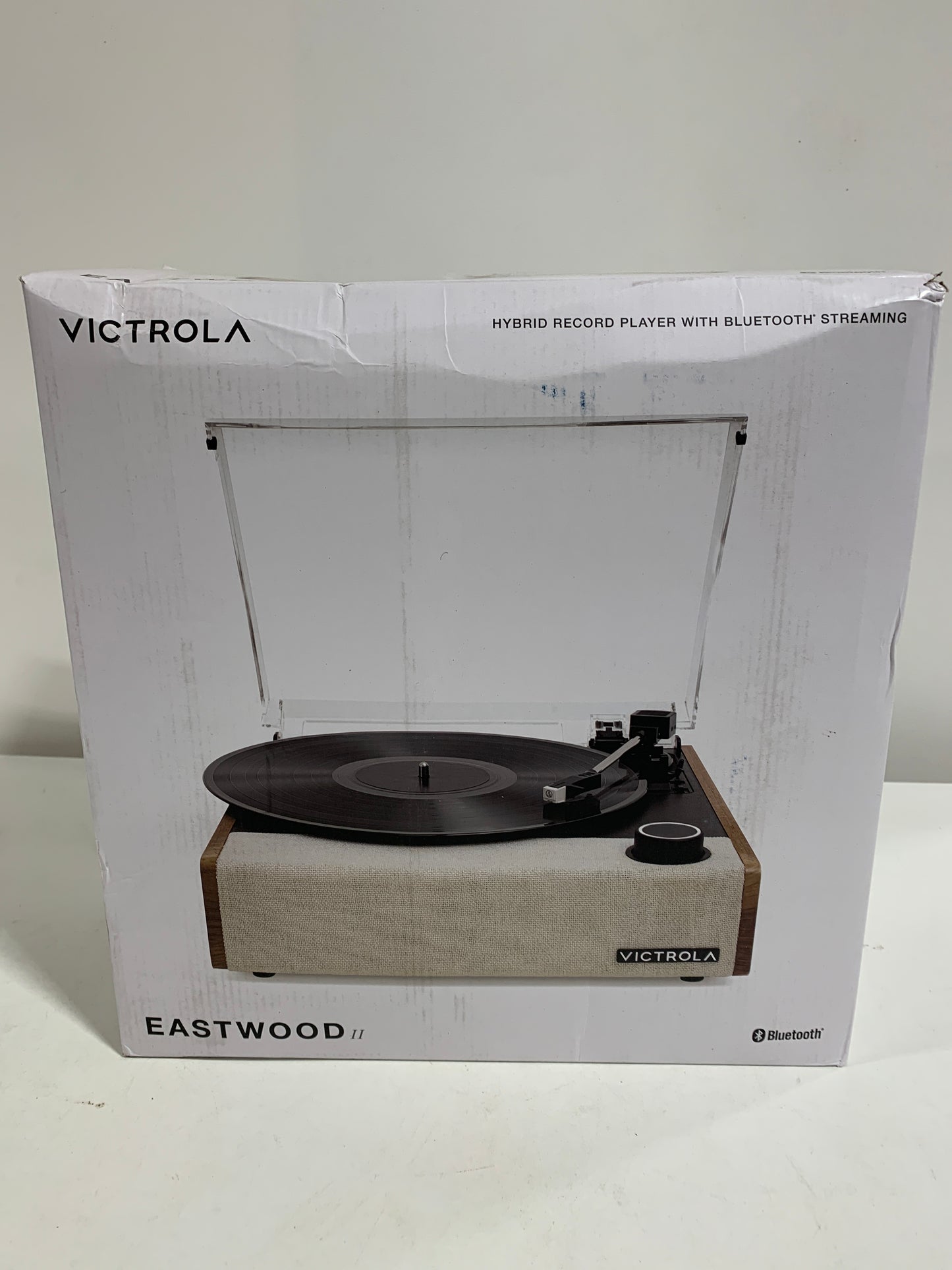 Victrola Eastwood Ii Bluetooth Record Player with 3 Speed Turntable, One Size, Brown