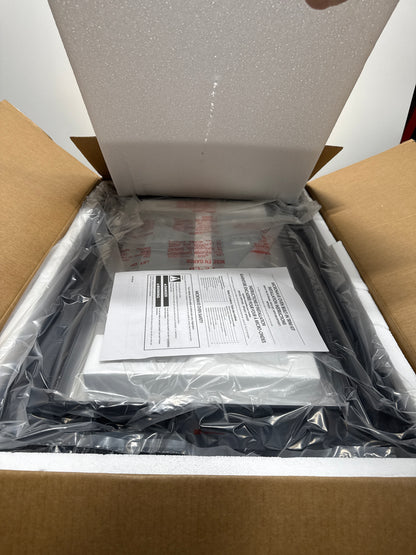 Whirlpool MTK2230P 30 Inch Wide Trim Kit for Countertop Microwave Fingerprint Resistant Stainless Steel