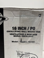 Air King Oscillating Wall Mount Fan 120V 1710 Cfm 3-Speed Commercial Grade - 383168