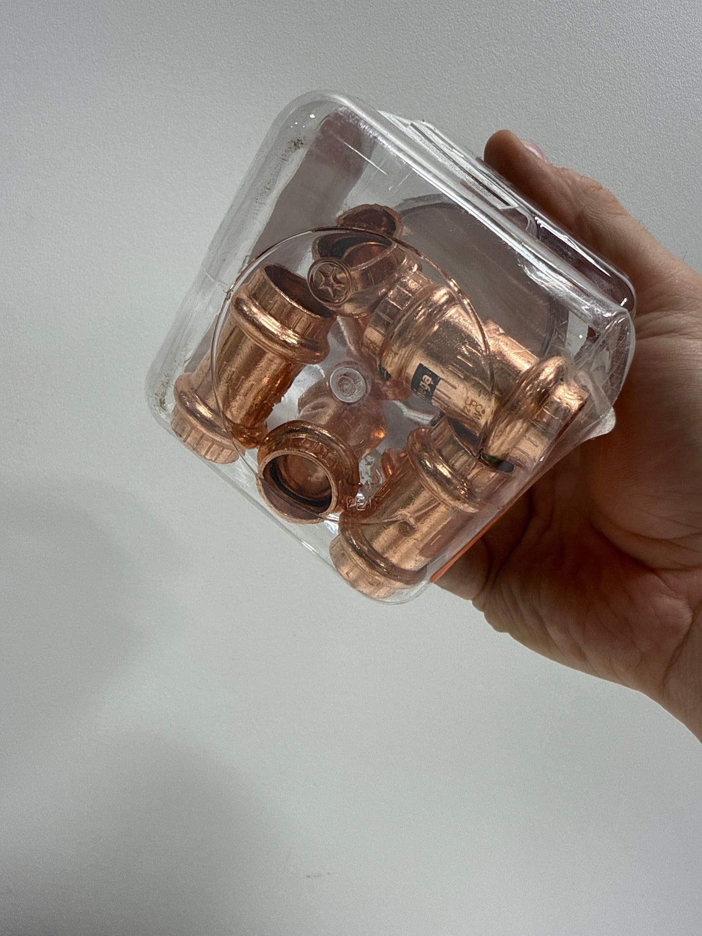 6 x ProPress 1/2 in. Press Copper Coupling with Stop