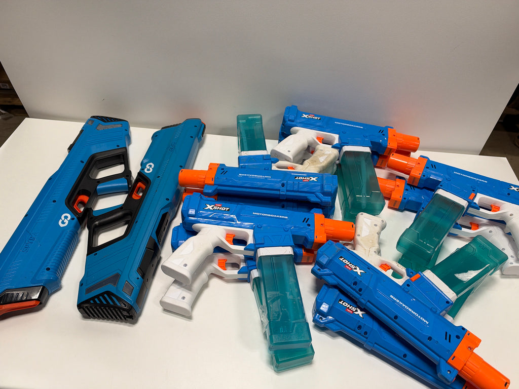Untested 12 Zuru X shot & Spyrago Water guns