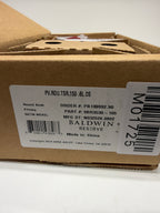 Baldwin PVROUTSR150 Reserve Privacy Round in black finish with Traditional Square Rose in Satin Nickel Finish