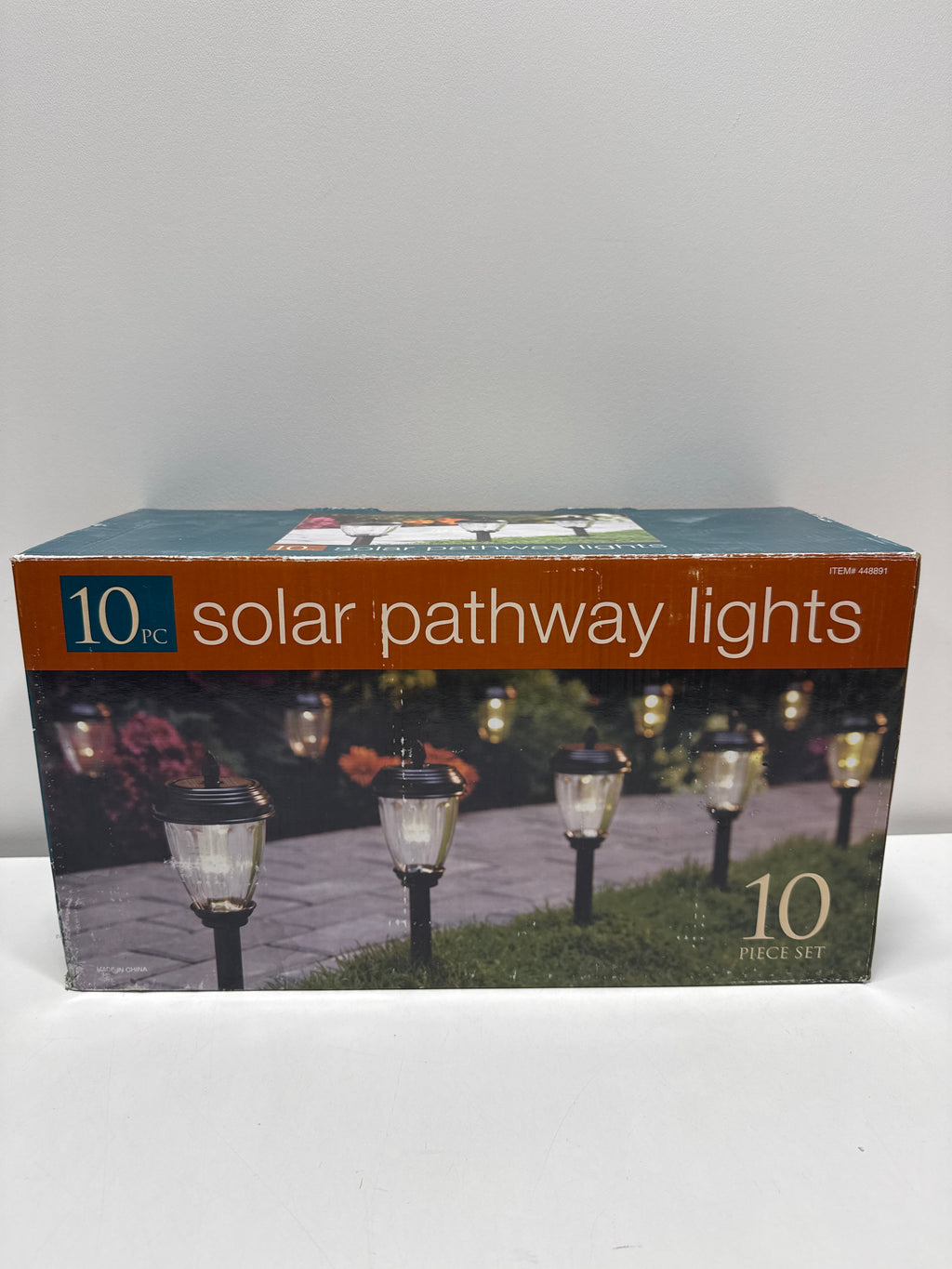 Global 10 Piece Solar Pathway Lights Metal Bronze