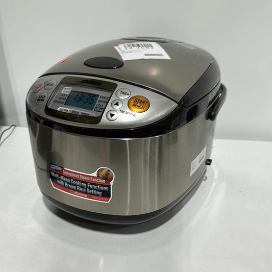 See Desc Zojirushi - Micom 10-Cup Rice Cooker and Warmer - Stainless Brown