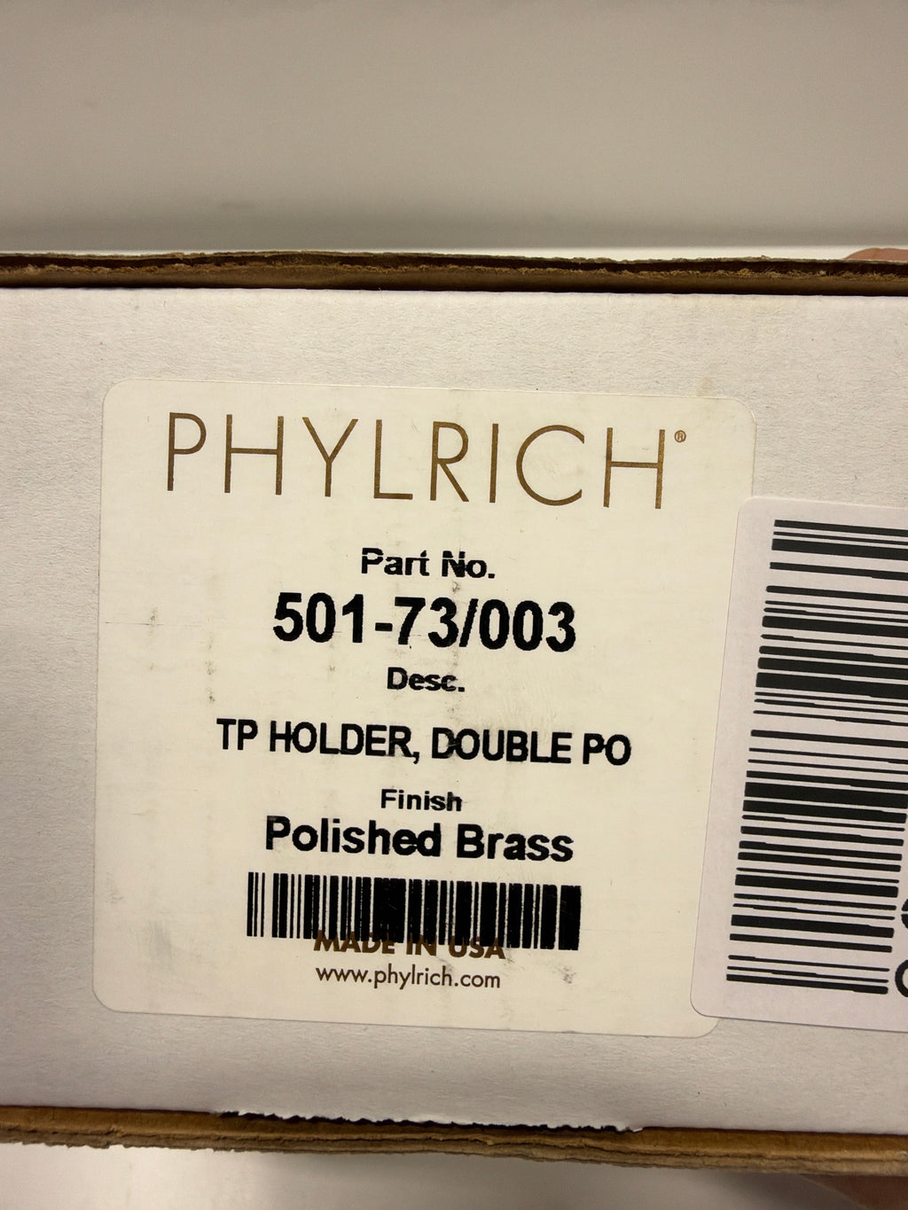 Phylrich Hex Modern Paper Holder 501-73-003