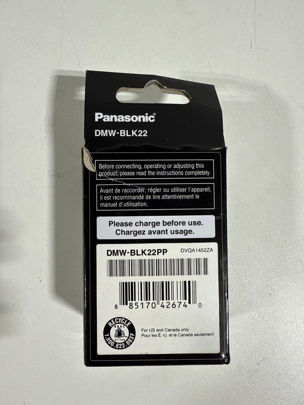 Panasonic DMW-BLK22 7.4V 3050mAh Lithium-ion Battery Pack for LUMIX S5 GH5 G9 GH5s - *Cameras Camcorders & Drones