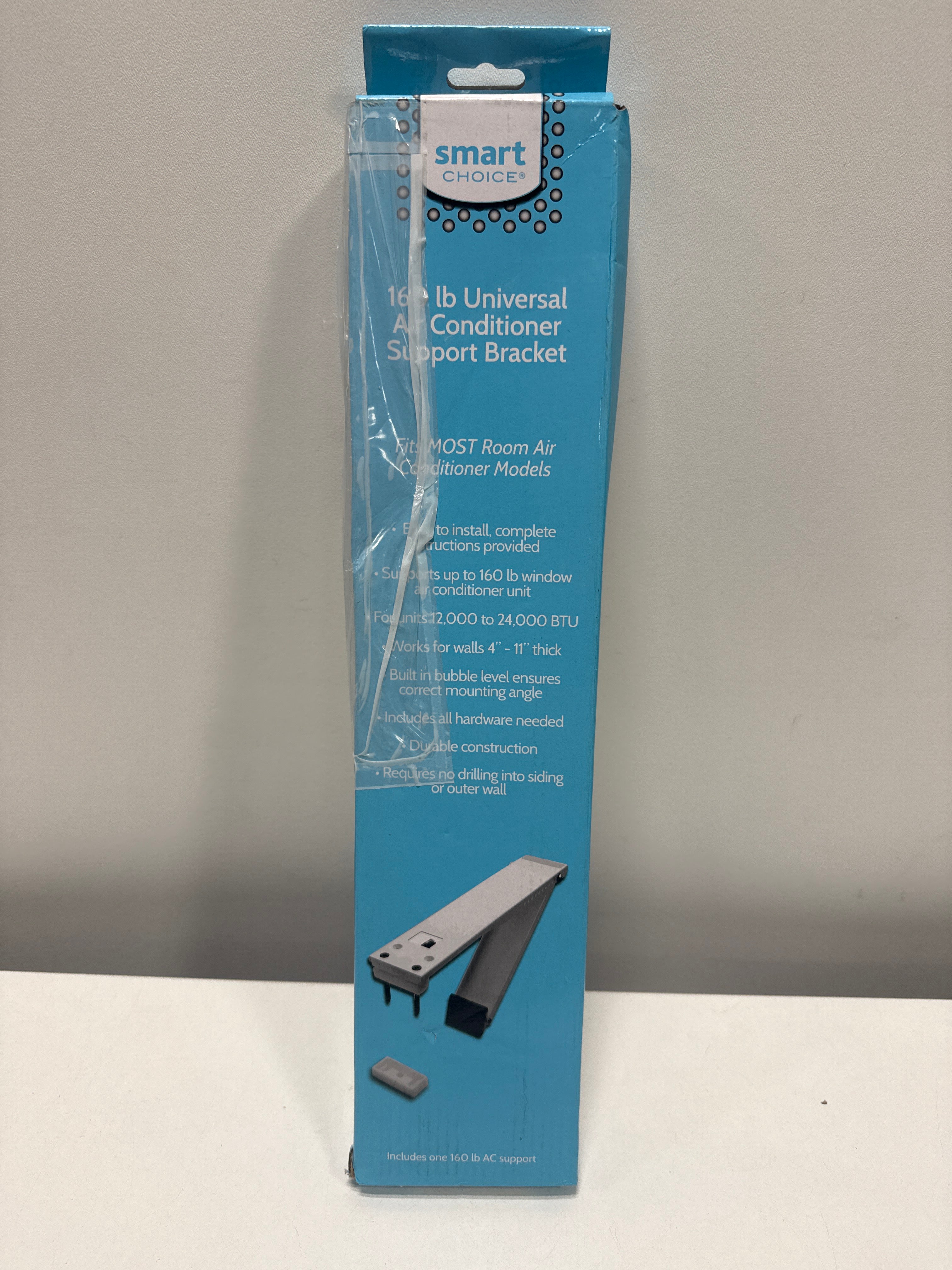 Smart Choice - Support Bracket for Most Air Conditioners Up to 160 lbs - White