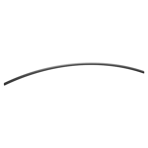 Moen Matte Black Adjustable Curved Shower Rod - *Plumbing