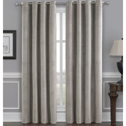 Total Blackout Velvet Window Curtain, 2-pack