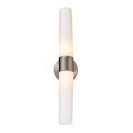 George Kovacs Saber Brushed Nickel 2-Light Wall Sconce