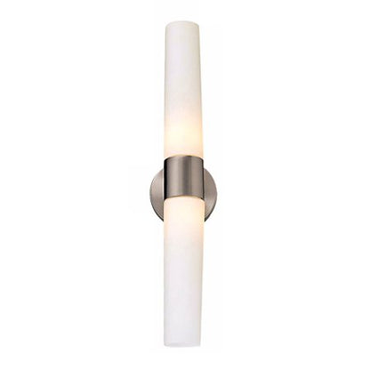 George Kovacs Saber Brushed Nickel 2-Light Wall Sconce