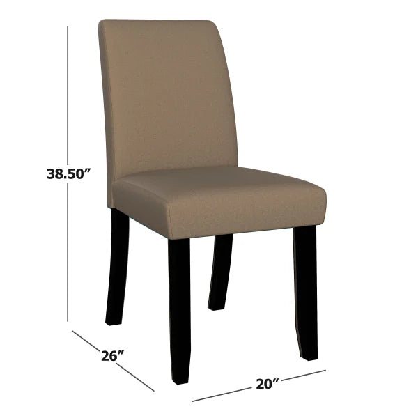 Ayden Dining Chair, 2-pack Mocha Brown