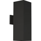 Progress Lighting P5644 Square 18" Tall 2 Light Outdoor Wall Sconce Black