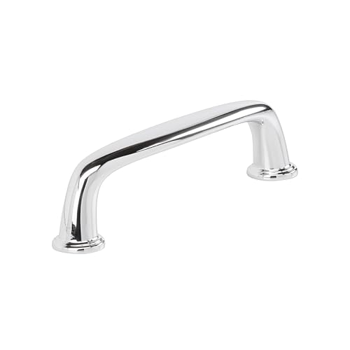 6 Kane 3-3/4 in. (96mm) Classic Polished Chrome Arch Cabinet Pull - *Tools Hardware & Misc