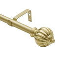 UTOPIA ALLEY Wall Mounted 3/4 Inch Curtain Rod Windows 28 to 48 Inch, Adjustable Drapery Rods, Gold Curtain Rods, Tapestry Poles (Nickel, 28"-48")
