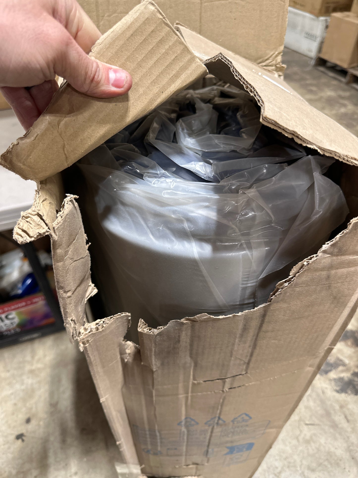 Invacare - Softform Premier Hospital Bed Mattress – 36"x80"x6", IPM1080, Medical-Grade Support - Blue