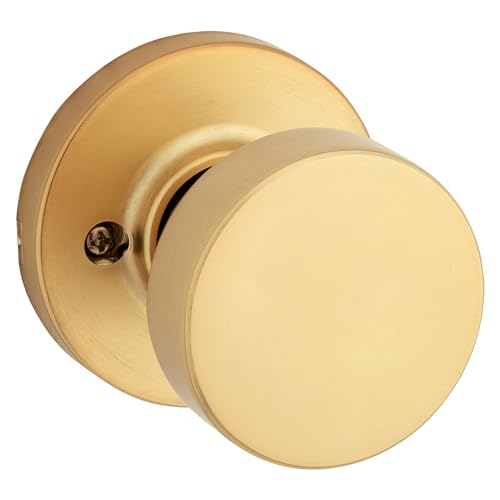 Kwikset 788Pskrdt Pismo Non-Turning One-Sided Dummy Door Knob - Brass