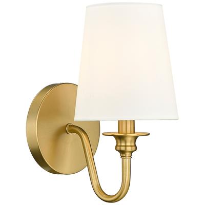 Z-Lite 7509-1S-MGLD Gianna Wall Sconce, 1-Light 60 Watts, Modern Gold