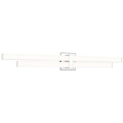 Z-Lite Zane 40 Inch Bath Vanity Light Zane - 1008-40W-CH-LED - Modern Contemporary