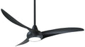 Minka aire Light Wave Light Wave 52 3 Blade Indoor LED Ceiling Fan - Coal