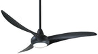 Minka aire Light Wave Light Wave 52 3 Blade Indoor LED Ceiling Fan - Coal