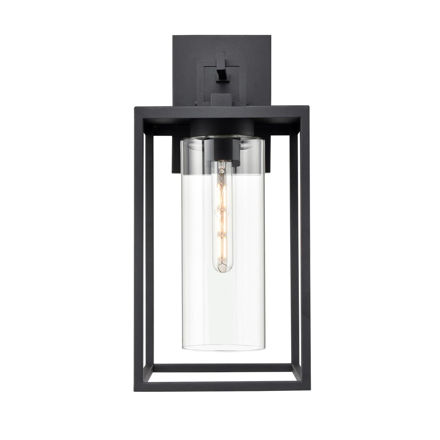 Millennium Lighting Ellway 1 Light Outdoor Wall Sconce in Textured Black 20 Inch