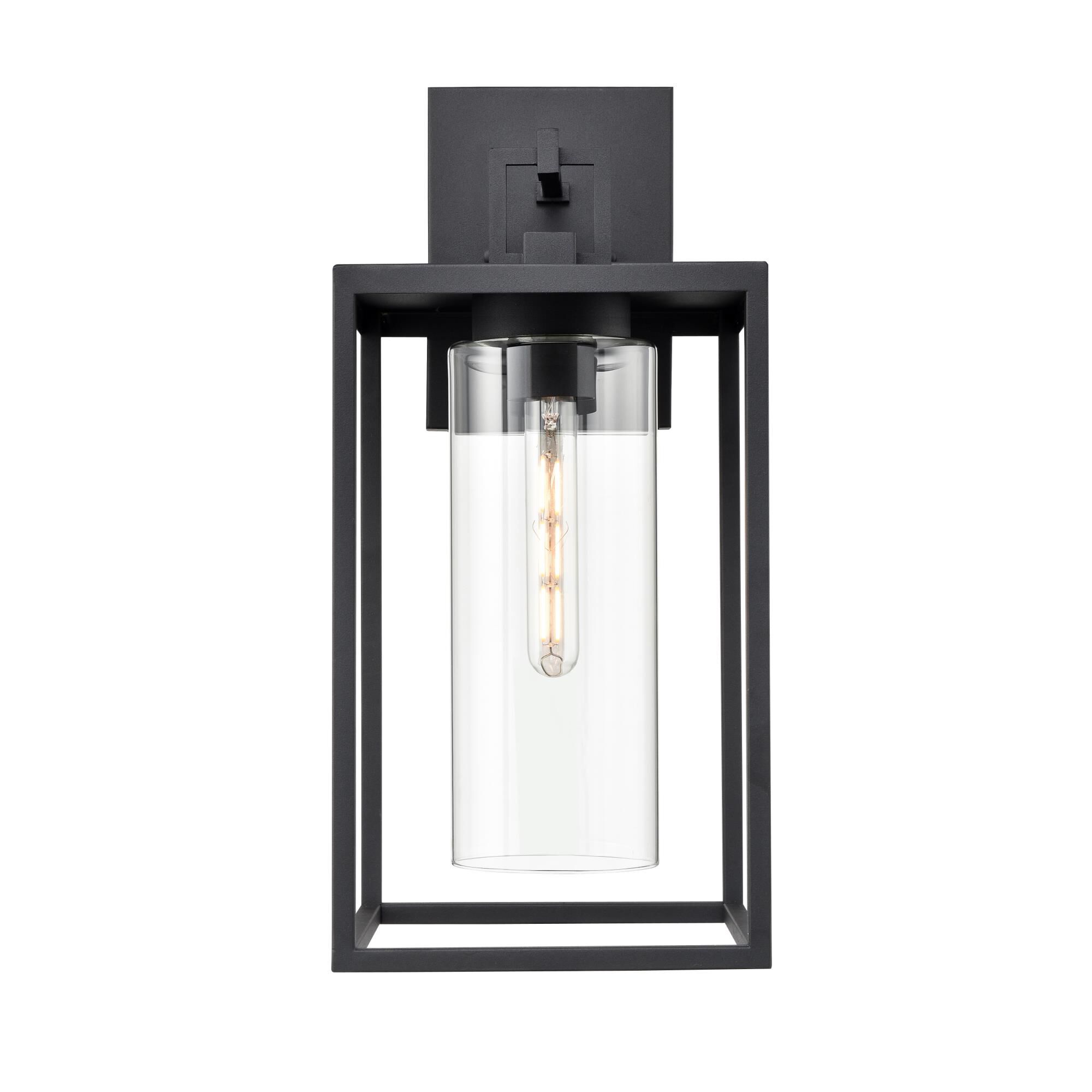 Millennium Lighting Ellway 1 Light Outdoor Wall Sconce in Textured Black 20 Inch