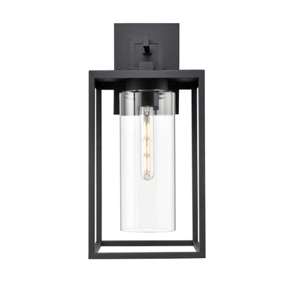 Millennium Lighting Ellway 1 Light Outdoor Wall Sconce in Textured Black 20 Inch