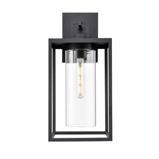 Millennium Lighting Ellway 1 Light Outdoor Wall Sconce in Textured Black 20 Inch