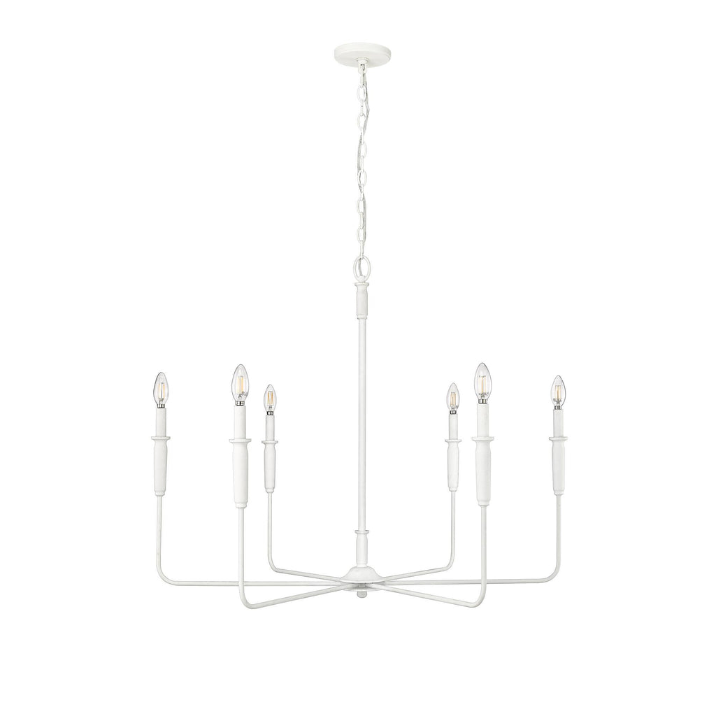 Millennium Lighting Savanne 38 Inch Chandelier Savanne - 29406-TWH - Transitional