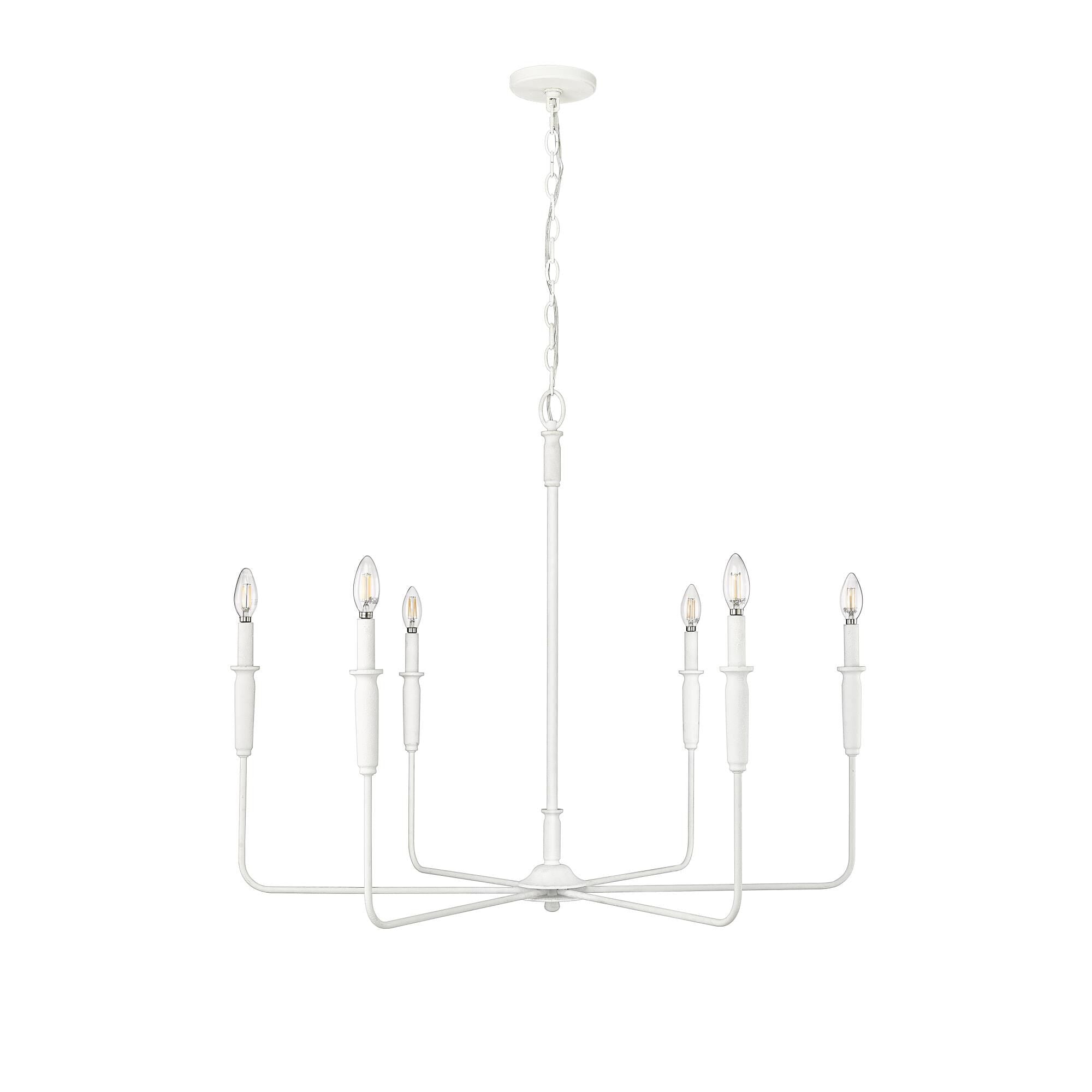 Millennium Lighting Savanne 38 Inch Chandelier Savanne - 29406-TWH - Transitional
