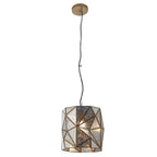 Metropolitan N1691 Geo-Gem 13 Wide Pendant - Artisan Brass
