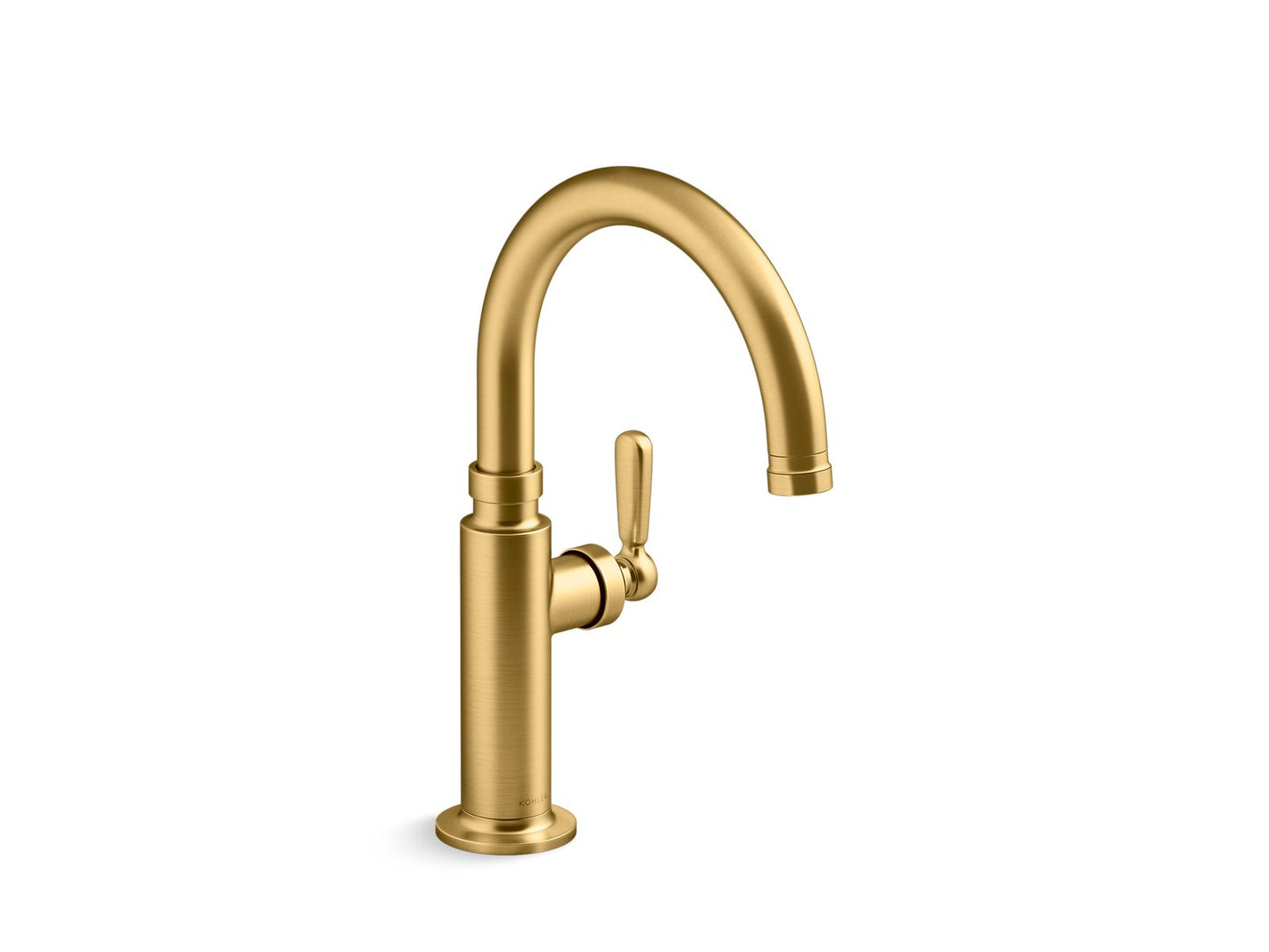 Kohler K28357-2MB Edalyn by Studio McGee 1.5 GPM Single Hole Bar Faucet Vibrant Brushed Moderne Brass