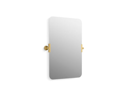 Kohler Castia by Studio McGee 19-1/2" W x 29-1/2" H Transitional Rectangular Metal Frameless Bathroom Wall Mirror