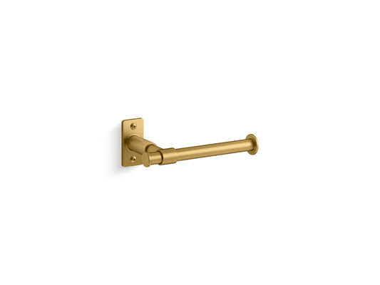 Kohler Pivoting Toilet Paper Holder in Vibrant Brushed Moderne Brass