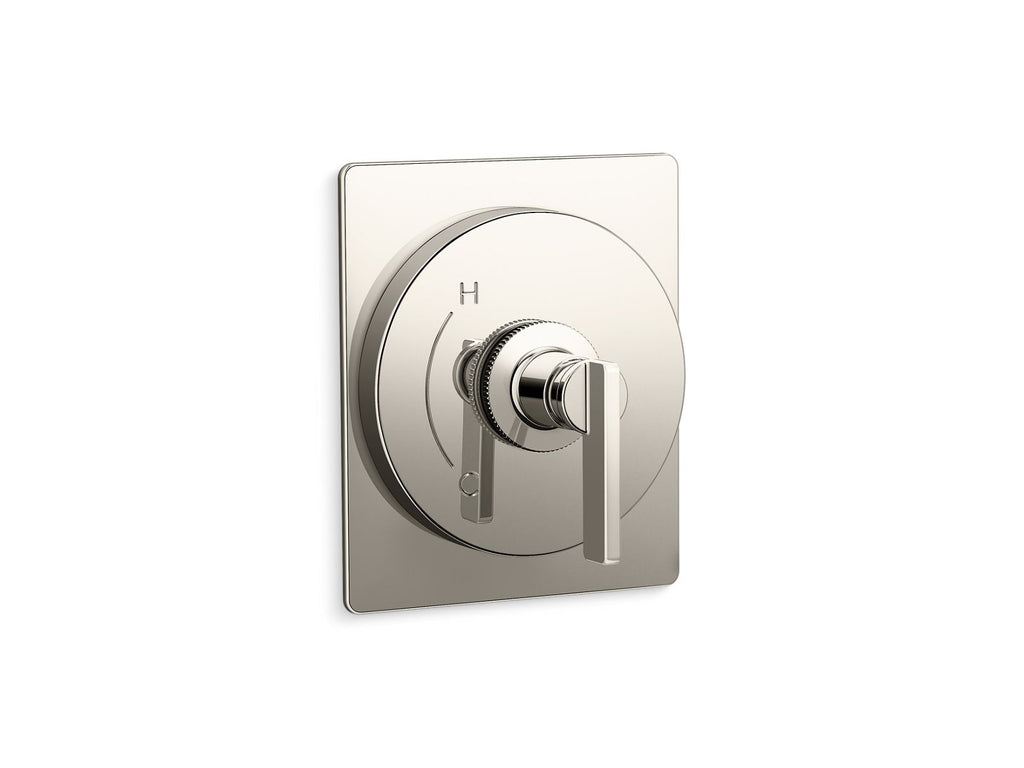 Kohler KTS35920-4-SN Castia by Studio McGee Pressure Balanced Valve Trim Only with Single Lever Handle - Less Rough In Vibrant Polished Nickel