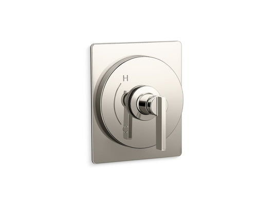 Kohler KTS35920-4-SN Castia by Studio McGee Pressure Balanced Valve Trim Only with Single Lever Handle - Less Rough In Vibrant Polished Nickel