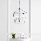 Pagoda 12’’ 4-Bulb Lantern Metal LED Pendant - *Lighting & Electrical