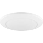 Progress Lighting P810042-30 Fairway 7" Wide LED Flush Mount Bowl Ceiling Fixture Satin White