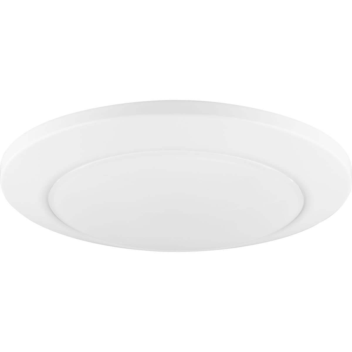 Progress Lighting P810042-30 Fairway 7" Wide LED Flush Mount Bowl Ceiling Fixture Satin White