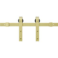 Signature Hardware 950668 Hal 78 Inch Barn Door Track and Hardware Set - Includes Track Rollers and Matching Hardware