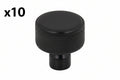 10 x Top Knobs TK3261 Garrison 1-1/4 Inch Mushroom Cabinet Knob Flat Black Cabinet Hardware Knobs Mushroom