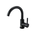Elegant Lighting Louis Single Hole Single Handle Bathroom Faucet in Matte Black