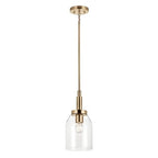 Champagne Bronze One Light Mini Pendant from the Madden Collection
