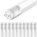 Sunco Lighting 10 Pack 4ft. T8 Indoor Industrial Commercial Warehouse Garage Home Replacement Improvement Strip