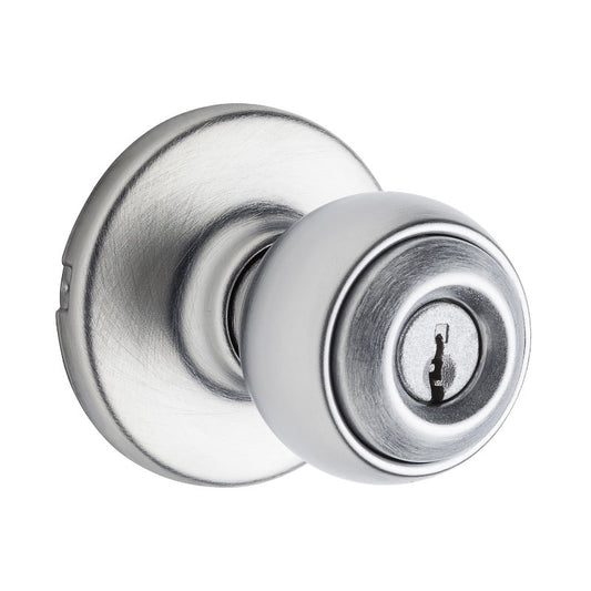 Kwikset 450P Kwikset Security Series Polo Storeroom Function Keyed Entry Door Knobset