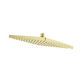 Pfister USH-04SHW Modern Square 1.75 GPM Single Function Rain Shower Head - Brushed Gold