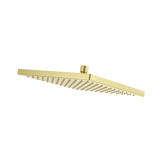 Pfister USH-04SHW Modern Square 1.75 GPM Single Function Rain Shower Head - Brushed Gold
